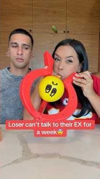 LOSER CANT TALK TO THEIR EX FOR A WEEK!😨