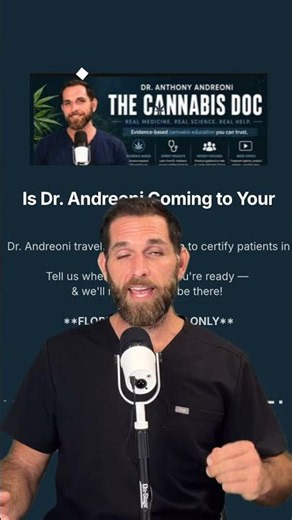 I'm Coming to Your City! | Get Your Florida Medical Marijuana Card with Dr. Andreoni