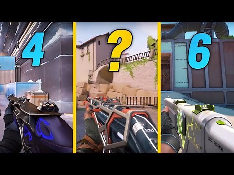 TOP 10 GUARDIAN SKINS 2024 VALORANT