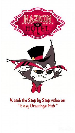 Drawing Husk from Hazbin Hotel! (EASY TUTORIAL)