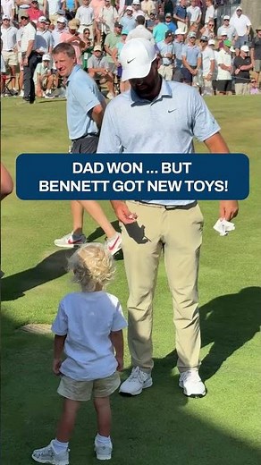 Who needs a trophy when you have a new glove & golf ball?! 🥹