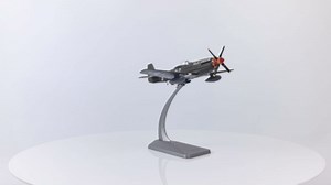 NUOTIE P51-D Mustang 1/72 Metal Airplane Model Kit with Stand WWII Old Crow Diecast Alloy Vintage Combat Plane Prebuild Military Aircraft Collection for Display or Gift (Bud Anderson)