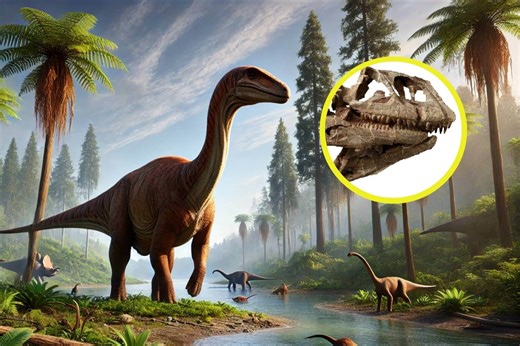 Hallazgo histórico en China: descubren el cráneo gigante de un dinosaurio de 200 millones de años, reescribiendo la historia de los primeros gigantes del Jurásico