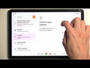 How to Factory Reset the GOOGLE Pixel Tablet via Settings - Erase All Data - Hard Reset