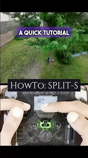 FPV Trick Split-S Tutorial - Beginner #fpvfreestyle #dronetutorial #fpvbeginner
