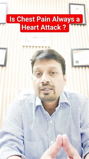 Is Chest Pain Always a Heart Attack? ( Chi #shorts #stress