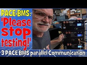 3 batteries with different PACE BMS in parallel. PACE asked me to stop testing this! 🤡