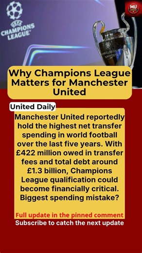 Manchester United Finances Revealed: £422M Transfer Debt and £1.3B Total Debt