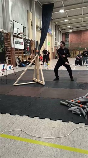 Cutting tournament with Messer and Longsword #historicaleuropeanmartialarts