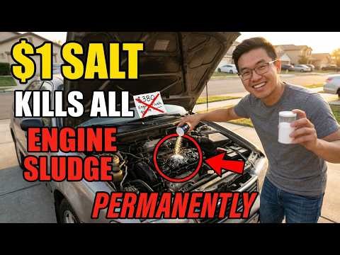 $1 Salt KILLS Engine Oil Sludge PERMANENTLY — Big Auto Spent Millions Making Sure You'd FORGET
