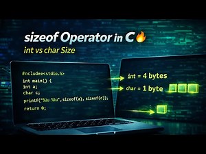 sizeof Operator in C Explained (Array Size Trick) 💻