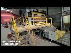 (13) 6*8 Egg tray making machine six layer metal oven dryer production line