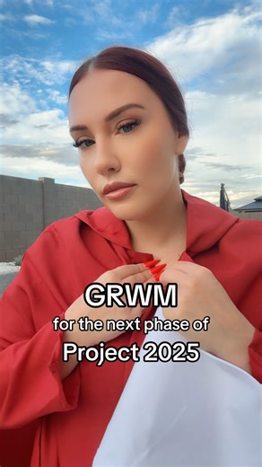 GRWM for the next phase of Project 2025 | Handmaid’s Tale Costume | Ruby Red