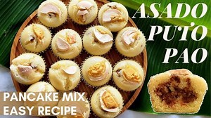 45K views · 352 reactions | PUTO PAO (asado) made from Pancake Mix! Super Easy Recipe  | Home Cook Dad | Facebook