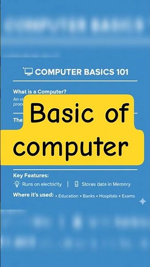 Basic of computer