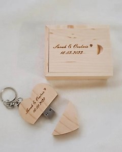 Clé USB en bois gravée   personnalisation offerte  boîte cadeau , 4 go, 8 go, 16 go, 32 go, 64 go - Etsy France