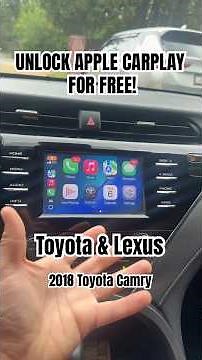 Toyota FREE CarPlay upgrade! | 2018 Toyota Camry