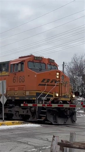 Ottumwa BNSF Westbound freight train January 2025