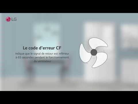 Réfrigérateur LG - Code d'erreur CF