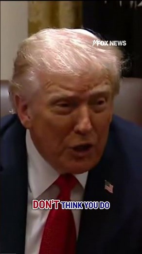 WATCH: Trump SNAPS at reporter over Ukraine war #shorts #foxnews #trump #news