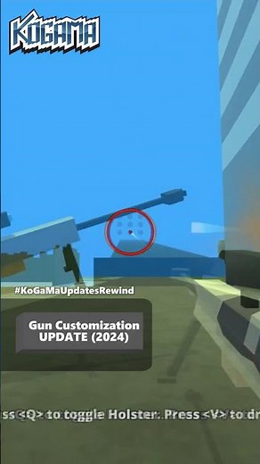 Creativity now shoots bullets! 🔫 Try the Custom Guns Update on KoGaMa #KoGaMaUpdatesRewind #shorts