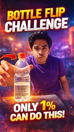 Bottle Flip Challenge 😱 Can I Do It?
