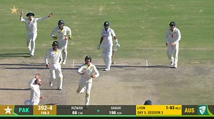 2.8M views · 10K reactions | And it's the end of a beautiful innings by our captain. Babar spent 607 minutes on the crease, most by any Pakistan batter in the 4th innings. Gets the loudest cheers from NSK. #BoysReadyHain l #PAKvAUS | Pakistan Cricket Team | Facebook