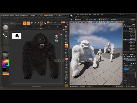 Videoguide - Export Zbrush Import Unreal Engine, FBX Tool, Exporter, MultiMap Plugin, Mesh, Texture
