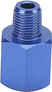 Akozon Hose End Adapter Female to 1/8 NPT Male for Oil Pressure Gauge Sensor Port Adapter