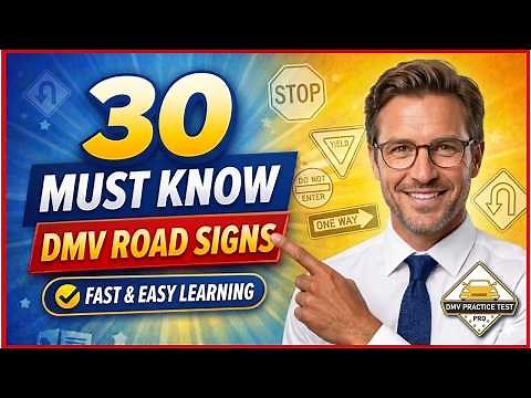 California DMV Road Signs Test 2026 (30 Most Missed Questions Explained)