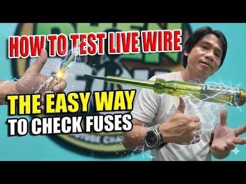 How to Test Live Wires & Fuses at Home (Beginner Friendly) #bhentechdiy #homeDIY