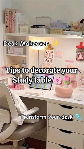 Transform Your Study Table ✨ | Aesthetic Setup Tips You NEED! #shorts #study #aesthetic #desksetup