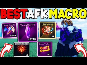 BEST AFK FARM MACRO in Sailor Piece! (BEST METHOD) Roblox