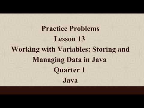 Declaring Classes in Java: The Building Blocks of Programs| Q1 Java L13 P1 | SMILE ROAD