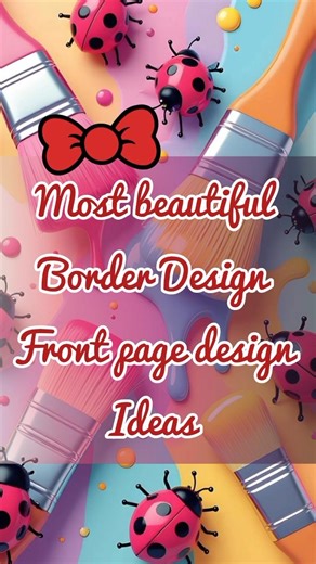 3 easy line border designs Project Work Designs/Corner and Side Border Design/Border Design/
