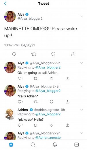 Miraculous Ladybug: Adrienette Pregnancy Tweets Story
