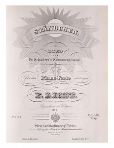 ▶ Partitura de Standchen Schubert | Partituras.org