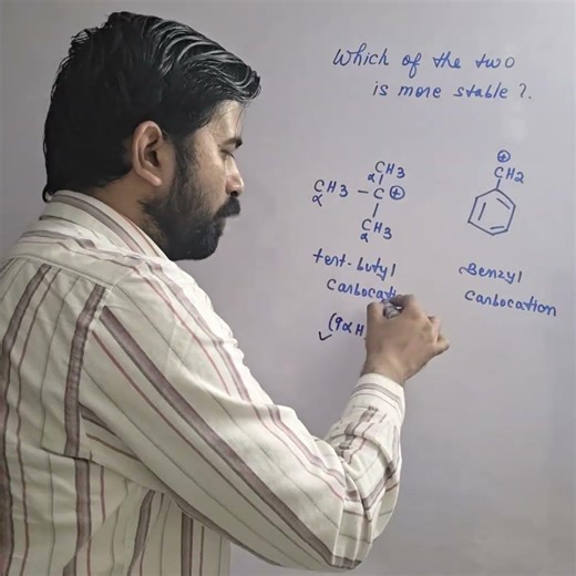 Carbocation Stability Trick 🔥 | JEE NEET Chemistry