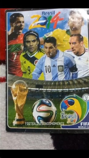Mini álbum Brasil 2014. #recuerdos #brasil2014 #cr7 #Messi #neymarjr #mundial2014