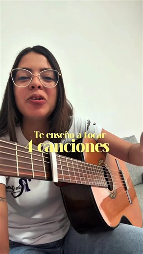 Te enseño a tocar 4 canciones con solo 4 acordes 🤌🏽🎸 Si quieres aprender más canciones como estas, comenta “YO”👇🏻 . . . . #guitarra #usatiktok🇺🇸 #aprende #clasesonline #canciones