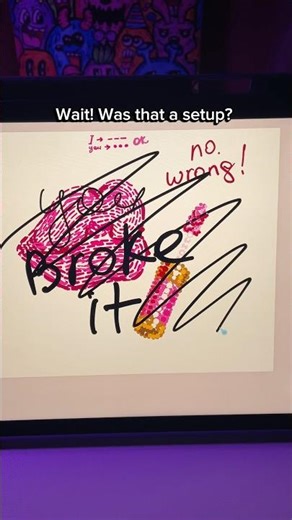 Was that a setup? Artworkout app #multiplayer #digitalart #artworkout #ipadgames