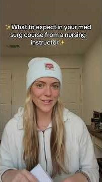 What to expect in turned surg course in nursing school!