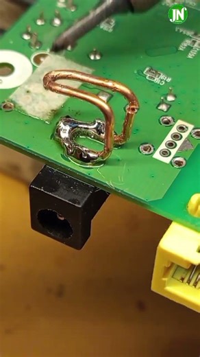 unsolder dc jack 5.5mm with solid copper wire like chair
