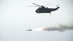 Pakistan Navy performs live missile firing in Arabian Sea