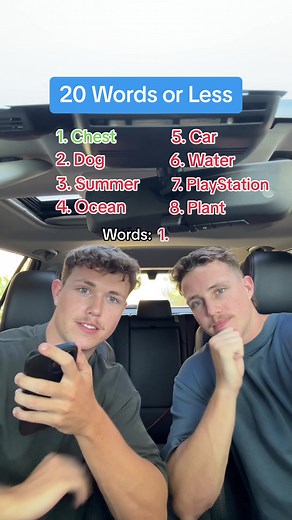 20 Words or Less Challenge with Fun Prompts