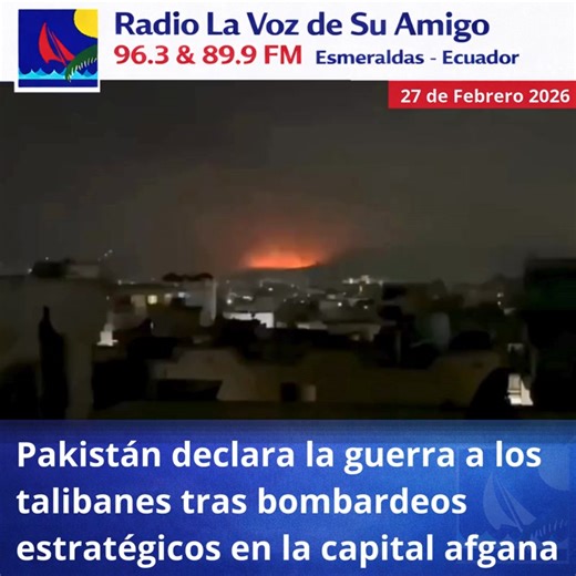 🔴#ENTÉRATE 👇 | #INTERNACIONAL | ¡Guerra abierta! Pakistán bombardea Kabul y desata conflicto bélico con Afganistán El escenario geopolítico en Asia del Sur dio un giro drástico este viernes 27 de febrero de 2026. Pakistán bombardeó Kabul, la capital de Afganistán, y declaró formalmente el estado de "guerra abierta" con el régimen talibán. Este es el incidente más grave entre ambas naciones desde que los talibanes retomaron el poder en 2021. El origen del fuego El conflicto, que se venía gestan