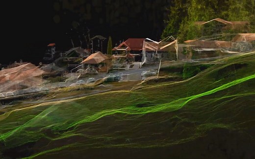 从LiDAR点云数据到三维测绘地形图