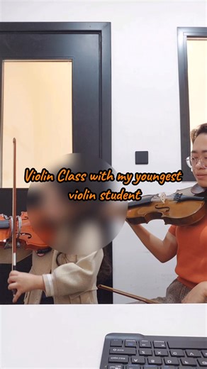 Violin Class with 5-Year Old Zsofia 🎻🎶 ---- we are now on our 6th session today. Zsofia started 1st session with me from scratch (as in no experience) but now she already plays 10 songs in open strings, and 1 song in First finger. She can even sight-read notes now on her own! 👏😍 | The Psalmist Teacher in Dubai