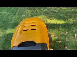 Cub cadet bagger for leaf collection