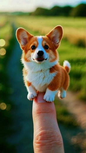 The Smallest Corgi Puppy You’ll Ever See 🐾✨